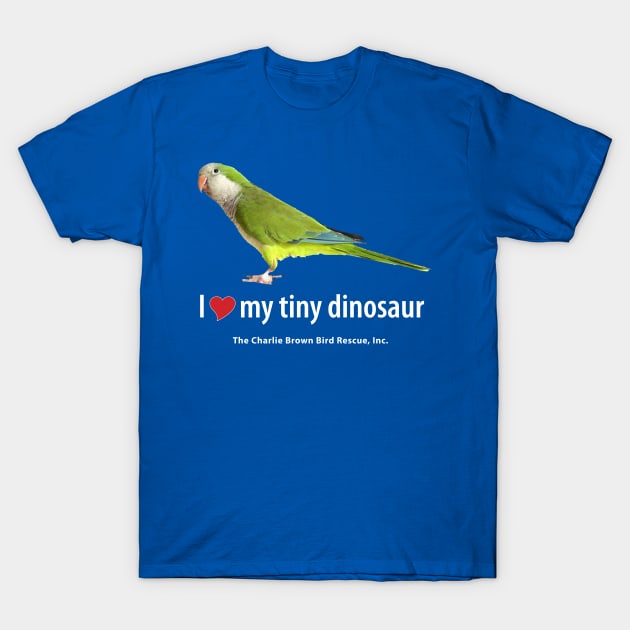 CB Quaker Tiny Dinosaur T-Shirt by Just Winging It Designs